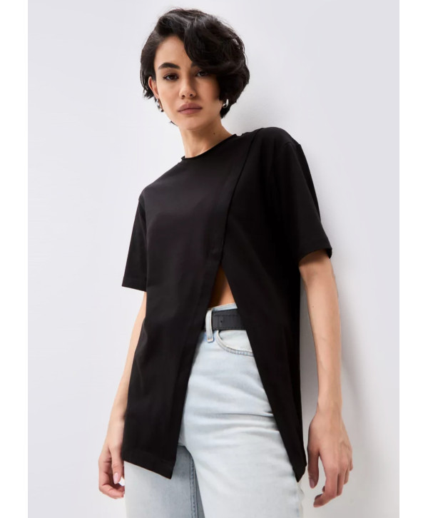 Футболка бавовняна асиметрична