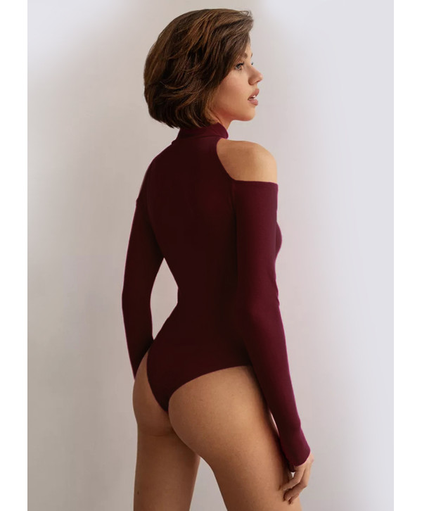 Боді бавовняний "Квіта" бордовий