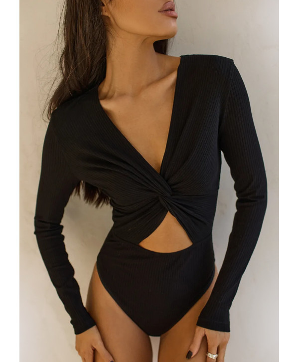 Боді в рубчик "Евеліна" Боді в рубчик "Евеліна"