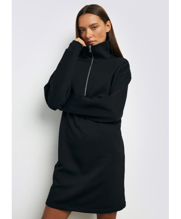 Сукня з бавовняного трикотажу з начосом Сукня з бавовняного трикотажу з начосом