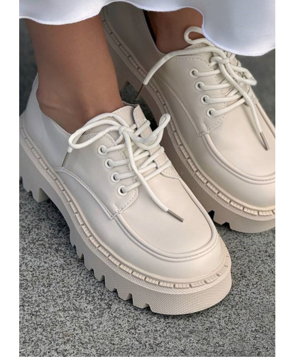 Туфлі закриті на платформі, шкіра Туфлі закриті на платформі, шкіра