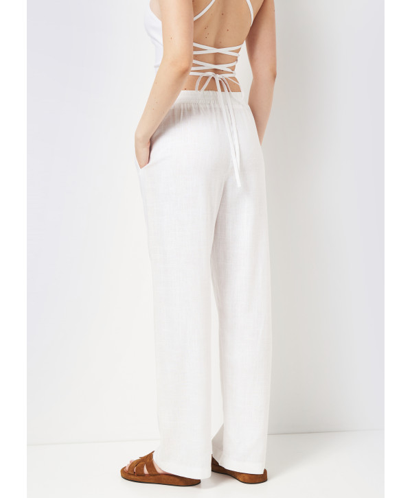 Брюки лляні, білі Брюки лляні, білі
