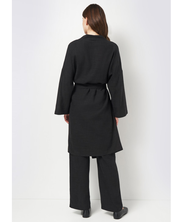 Кімоно лляне, чорне Кімоно лляне, чорне