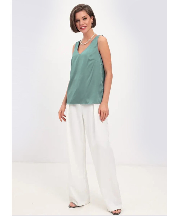 Майка шовкова, м'ятний Майка шовкова, м'ятний