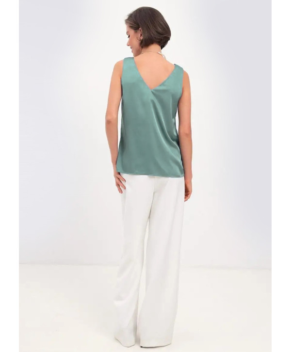 Майка шовкова, м'ятний Майка шовкова, м'ятний