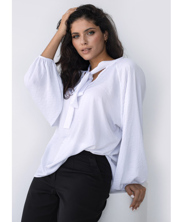 Блуза літня Oversize з жатої віскози Блуза літня Oversize з жатої віскози