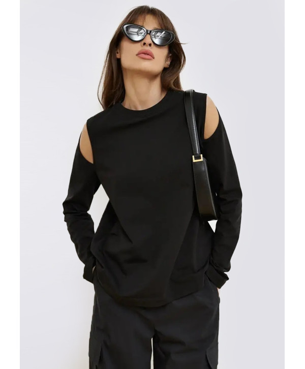 Лонгслів з вирізами Лонгслів з вирізами