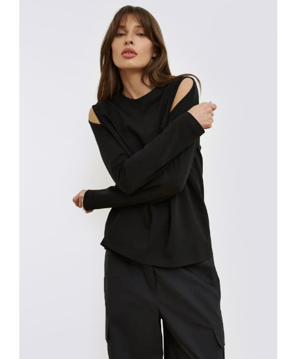 Лонгслів з вирізами Лонгслів з вирізами