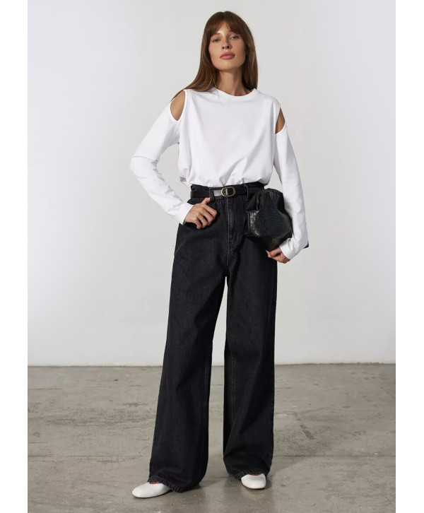 Лонгслів з вирізами Лонгслів з вирізами