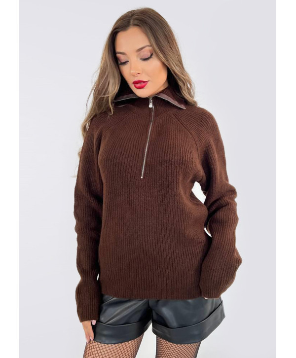 Светр в`язаний на блискавці Светр в`язаний на блискавці