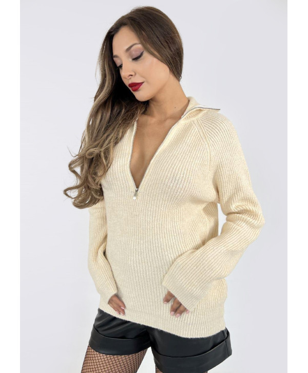 Светр в`язаний на блискавці Светр в`язаний на блискавці