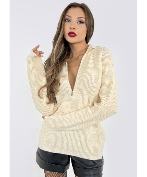 Светр в`язаний на блискавці Светр в`язаний на блискавці