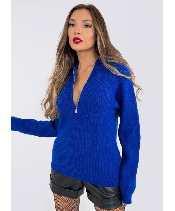 Светр в`язаний на блискавці