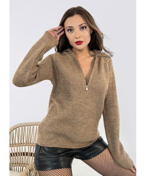 Светр в`язаний на блискавці Светр в`язаний на блискавці