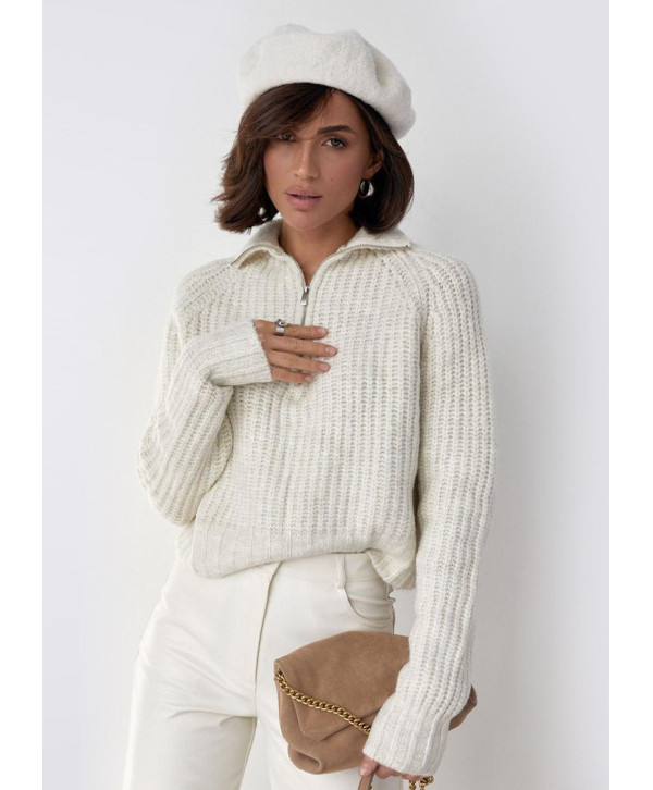 Светр теплий вкорочений з вовною Светр теплий вкорочений з вовною