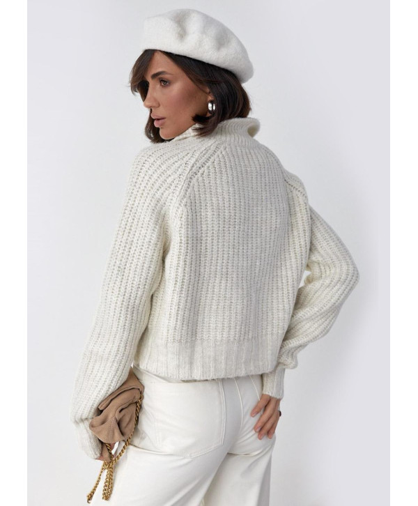 Светр теплий вкорочений з вовною Светр теплий вкорочений з вовною