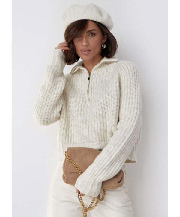 Светр теплий вкорочений з вовною Светр теплий вкорочений з вовною