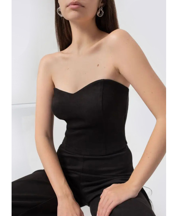 Топ бюст`є з еко-замші Топ бюст`є з еко-замші