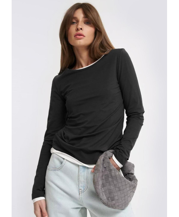 Лонгслів класичний бавовняний, комплект із 2х Лонгслів класичний бавовняний, комплект із 2х