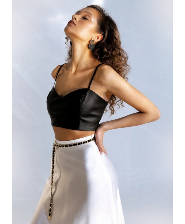 Топ бюст`є з еко-шкіри Топ бюст`є з еко-шкіри