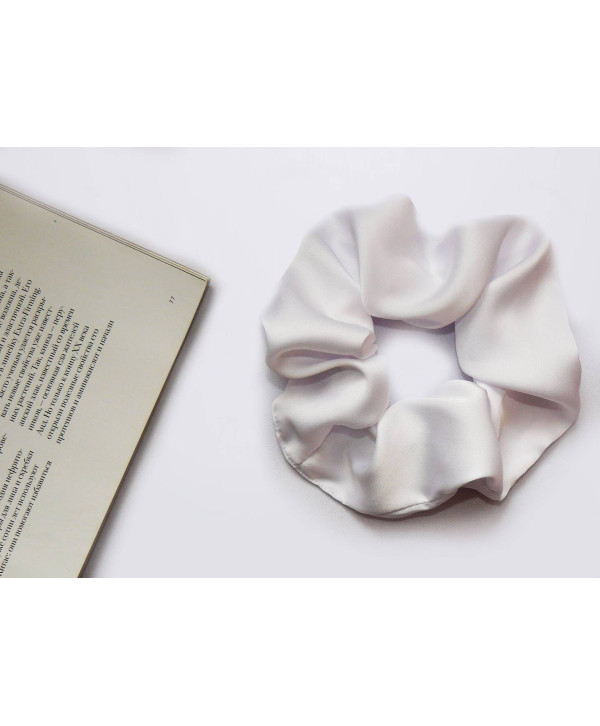 Резинка для волосся, широка біла Резинка для волосся, широка біла