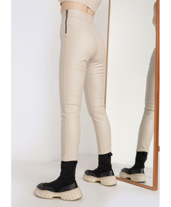 Брюки легінси з екошкіри Брюки легінси з екошкіри