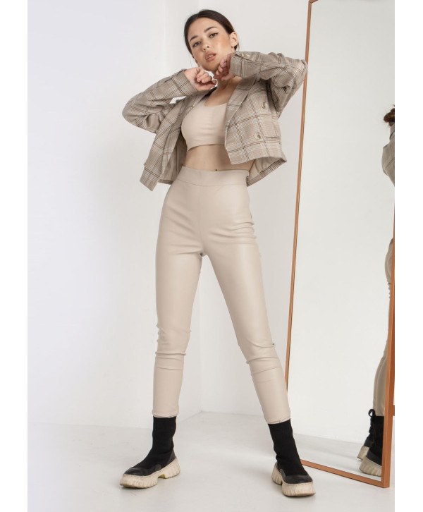 Брюки легінси з екошкіри Брюки легінси з екошкіри