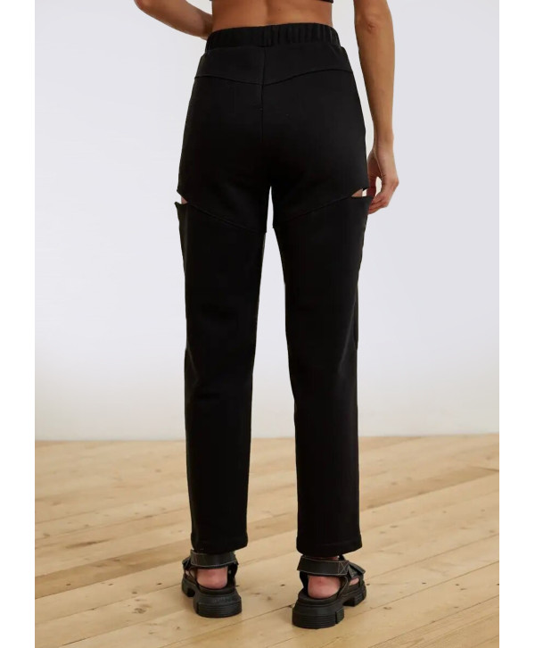 Брюки трикотажные с разрезами Брюки трикотажные с разрезами