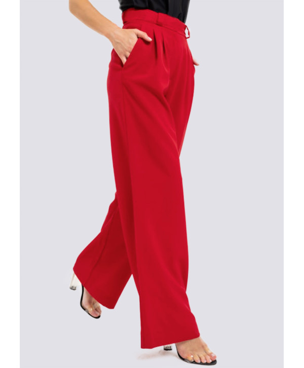 Брюки палаццо, червоні Брюки палаццо, червоні