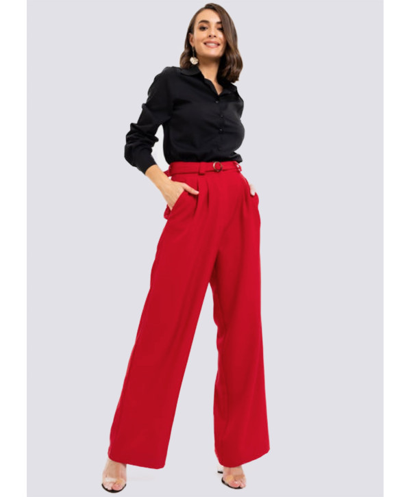 Брюки палаццо, червоні Брюки палаццо, червоні