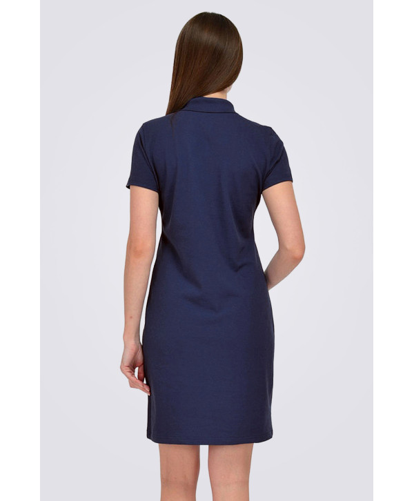 Сукня поло, темно-синя
