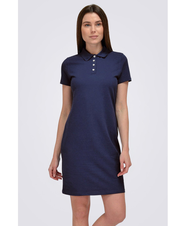 Сукня поло, темно-синя