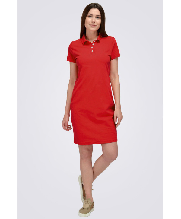 Сукня поло, червона