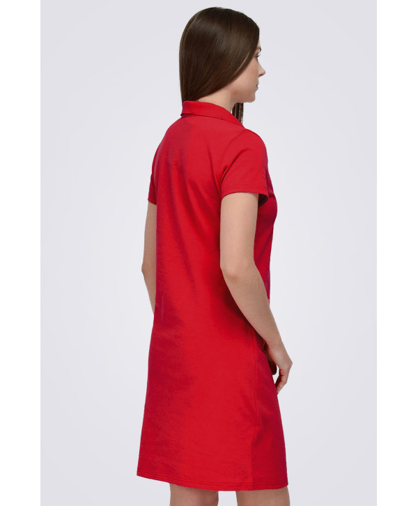 Сукня поло, червона