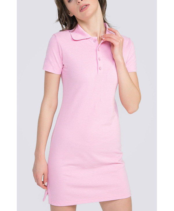 Polo dress, pink