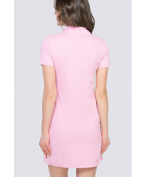 Сукня поло, рожева