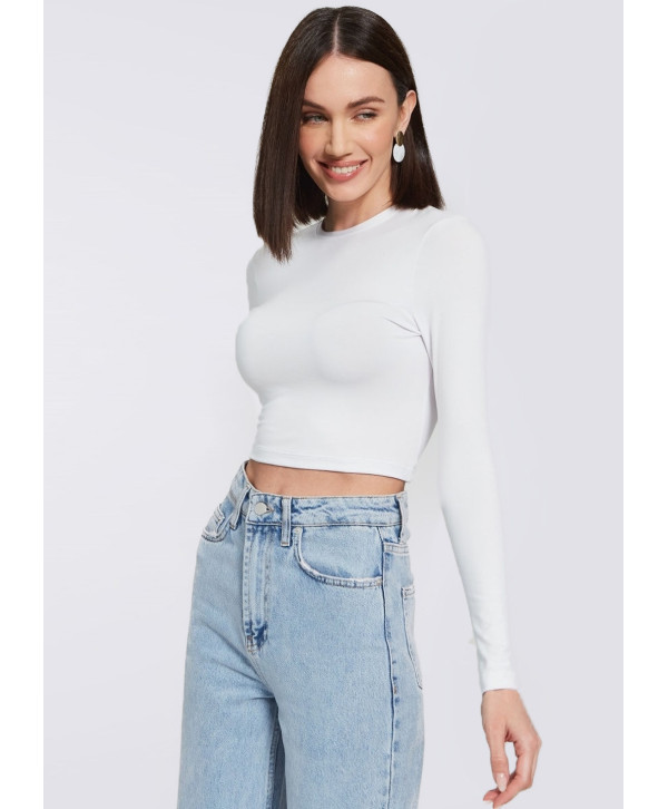 Кроп топ, білий Кроп топ, білий