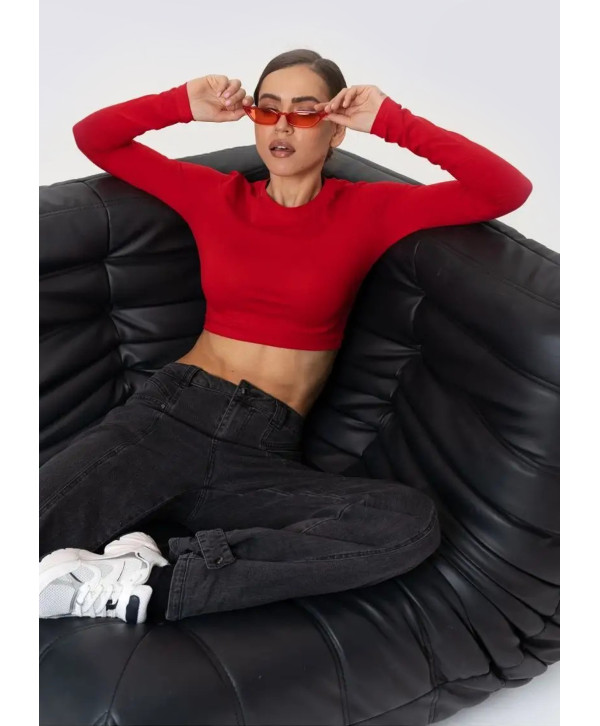 Кроп топ, червоний Кроп топ, червоний