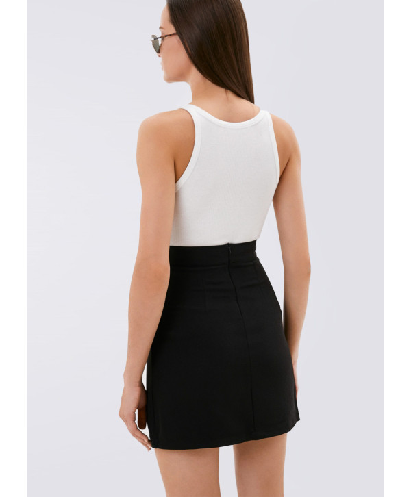 Спідниця міні літня, чорна Спідниця міні літня, чорна