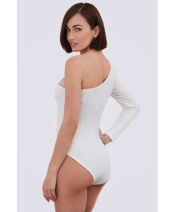 Body with one sleeve, white