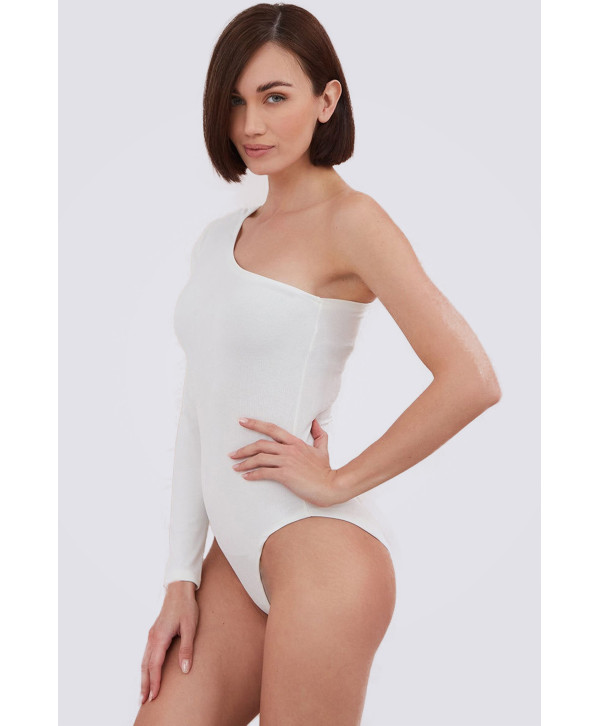 Body with one sleeve, white
